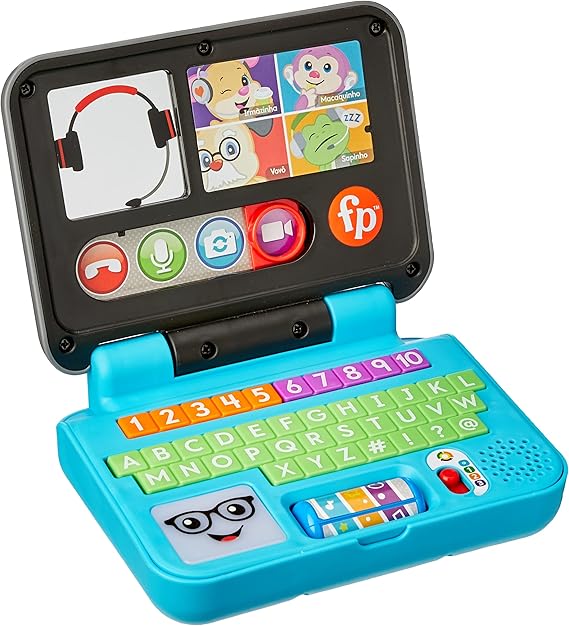 Fisher-Price Aprender e Brincar Brinquedo para Bebês Laptop De Aprendizagem para crianças a partir de 6 meses Menor preço em Fisher-Price Aprender e Brincar Brinquedo para Bebês Laptop De Aprendizagem para crianças a partir de 6 meses