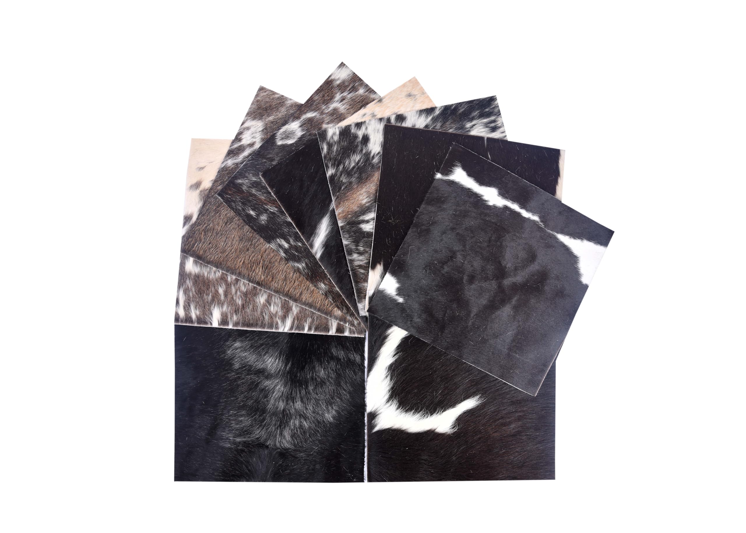 Cuero vacuno auténtico negro, retales de piel para manualidades de 30x30 cm
