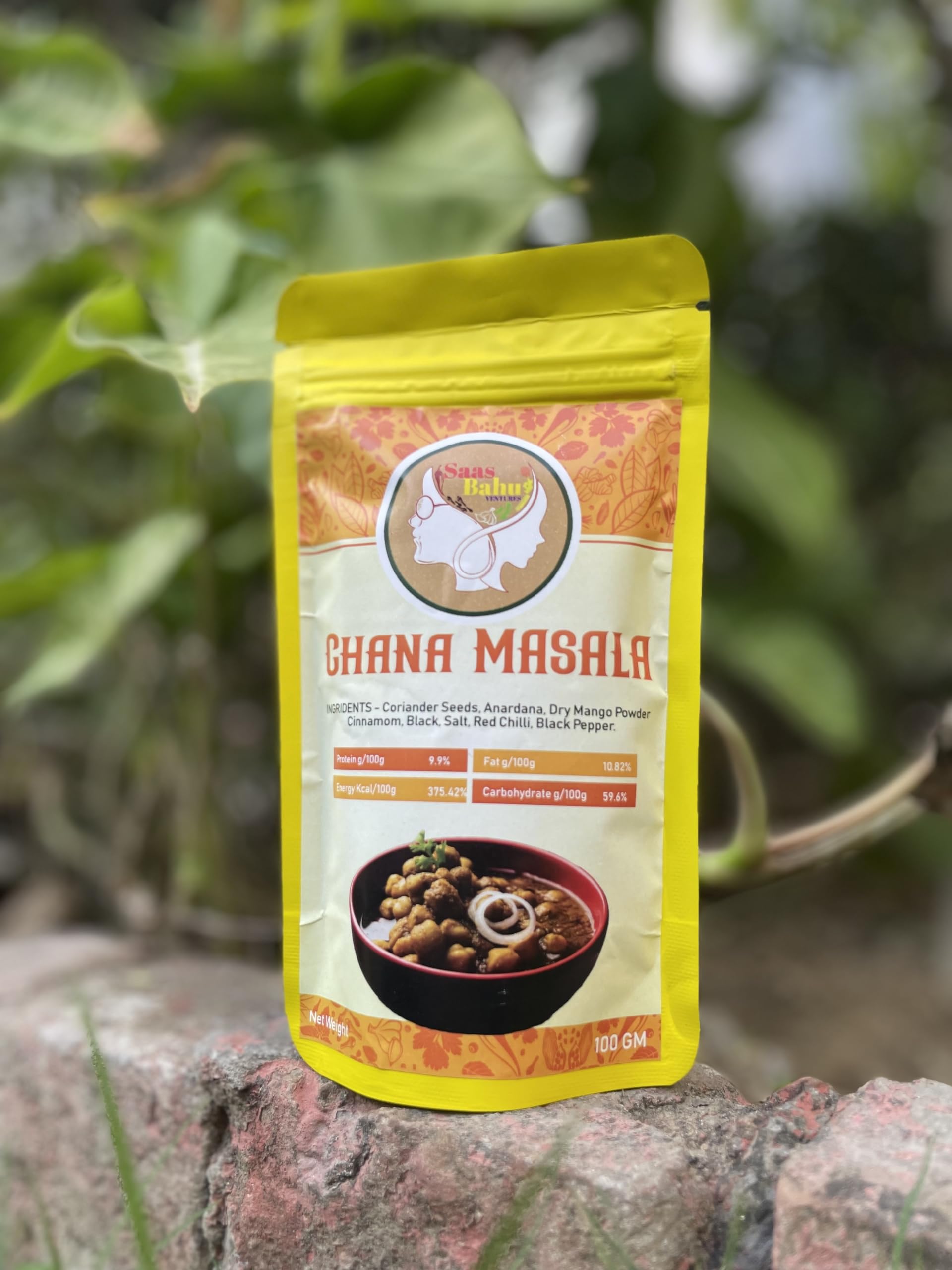 Saasbahuventures Natural Fresh & Special Variety of Spices Chana Masala, 100g (B0CX8KT7BH) Amazon Price History, Amazon Price Tracker