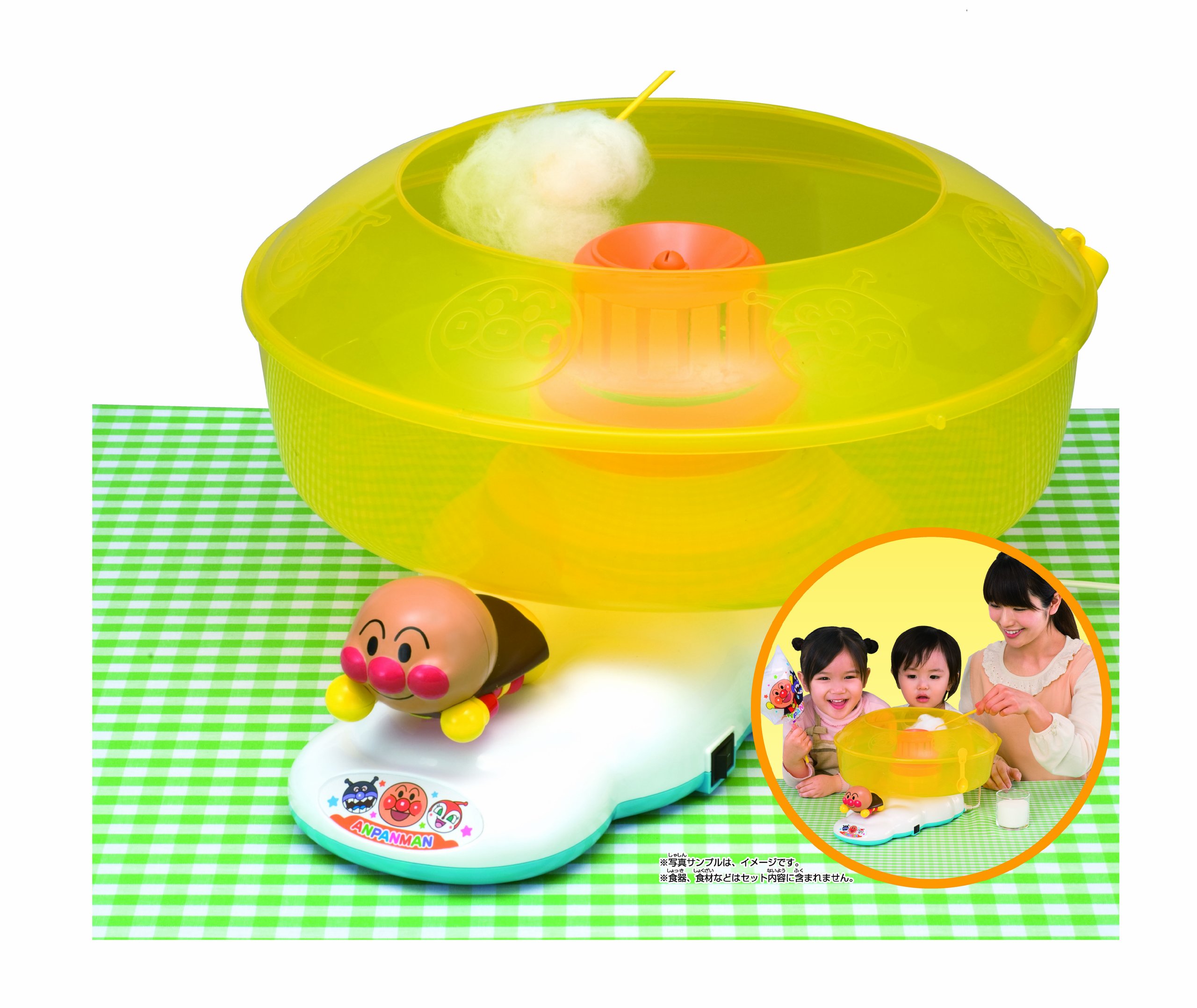 アンパンマン - アンパンマン　よくばりたべっ子わたあめ Amazon.co.jp: アンパンマン あめも! グラニュー糖も! よくばり