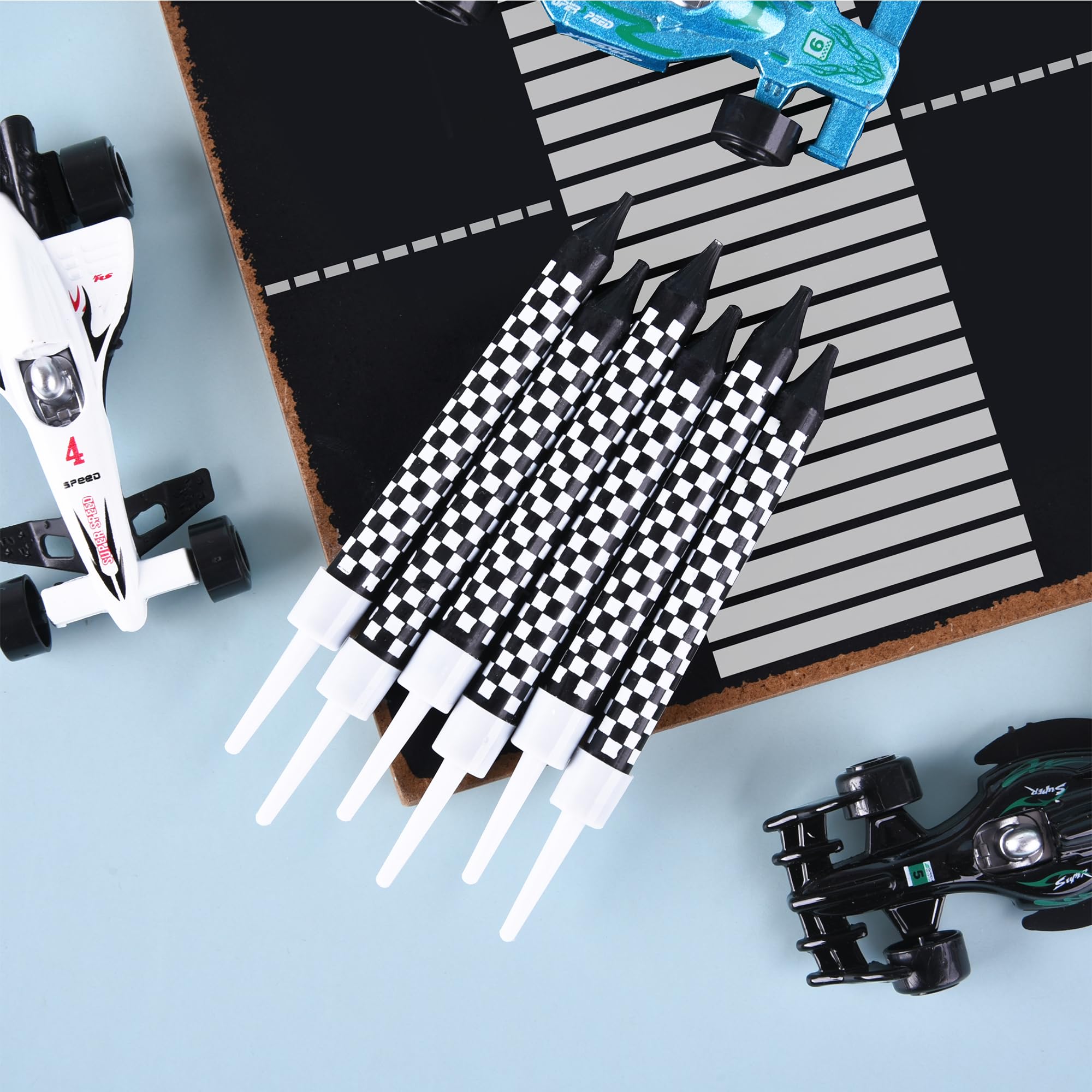 Racing Car Birthday Candles - 36 Pack -2