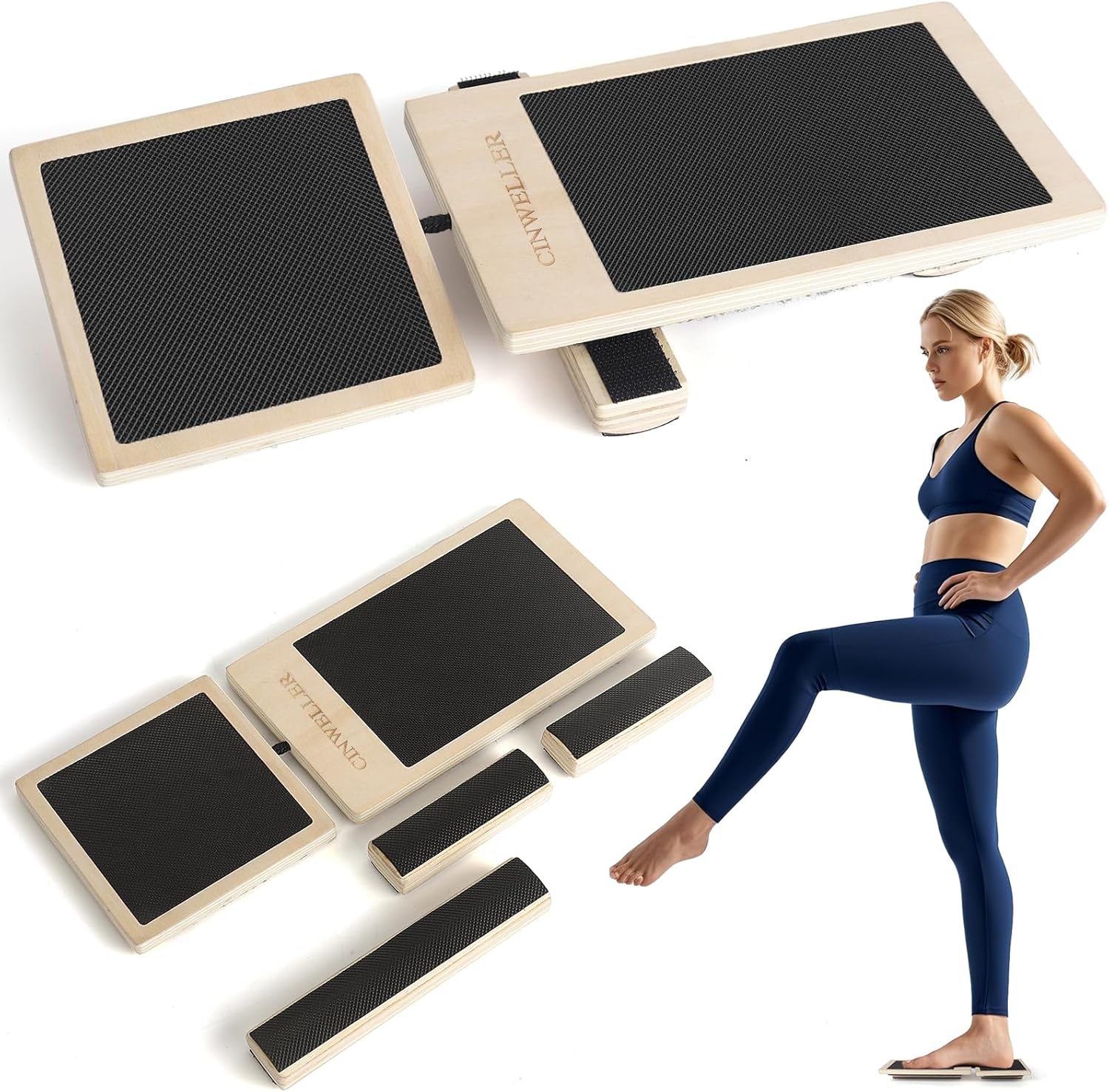 Ankle Balance Board – Stability Trainer for Rehabilitation, Basketball, Running, Yoga & Injury Recovery – Home Gym Equipment (Includes Workout Guide)