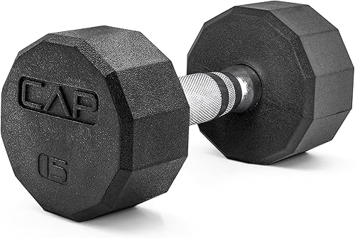 Miniatura 99 de CAP Barbell Coated Hex Dumbbell Weight - Single | 10-120 lbs | Multiple Options