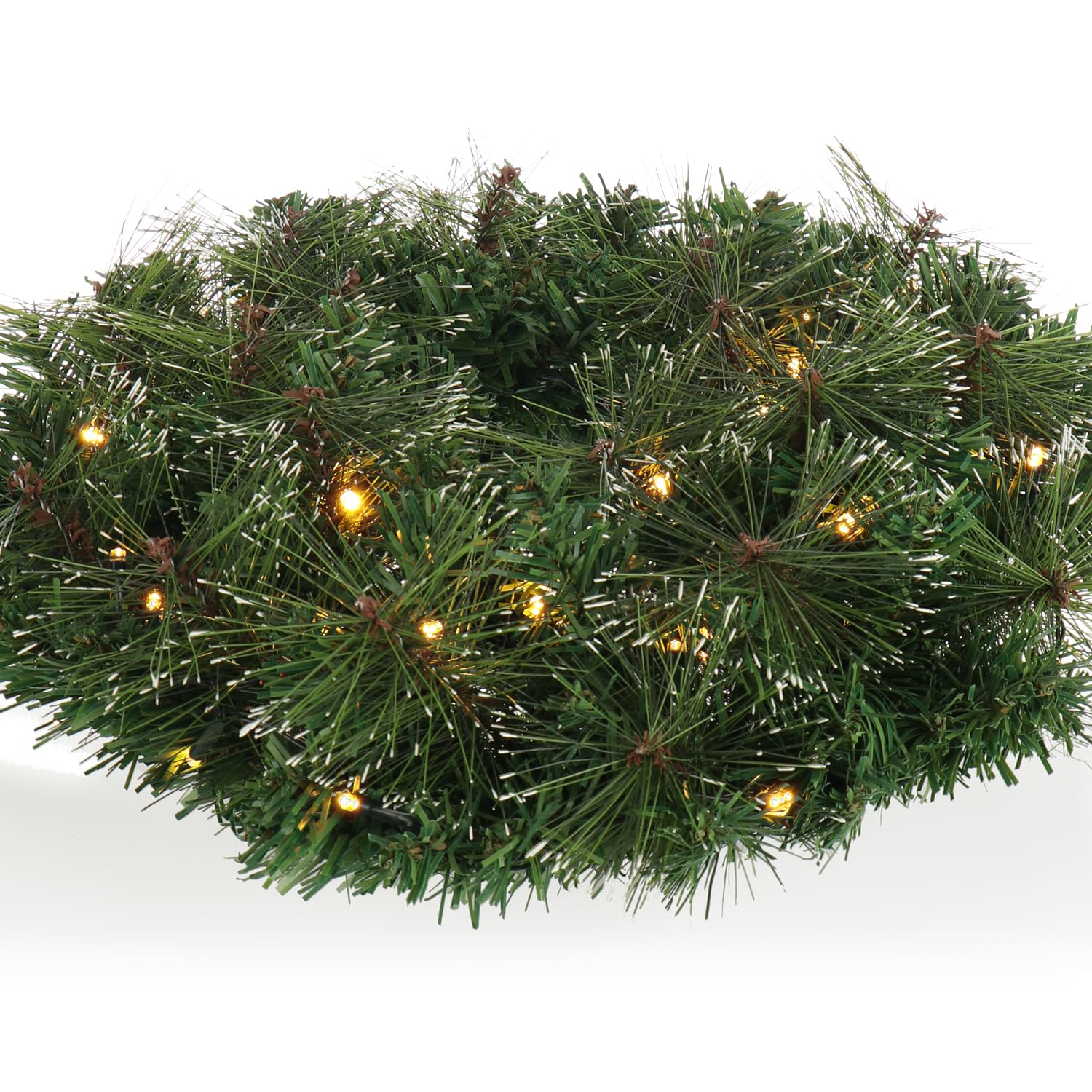 COM-FOUR® Ghirlanda per porte a LED Natale, Ghirlanda dell'Avvento