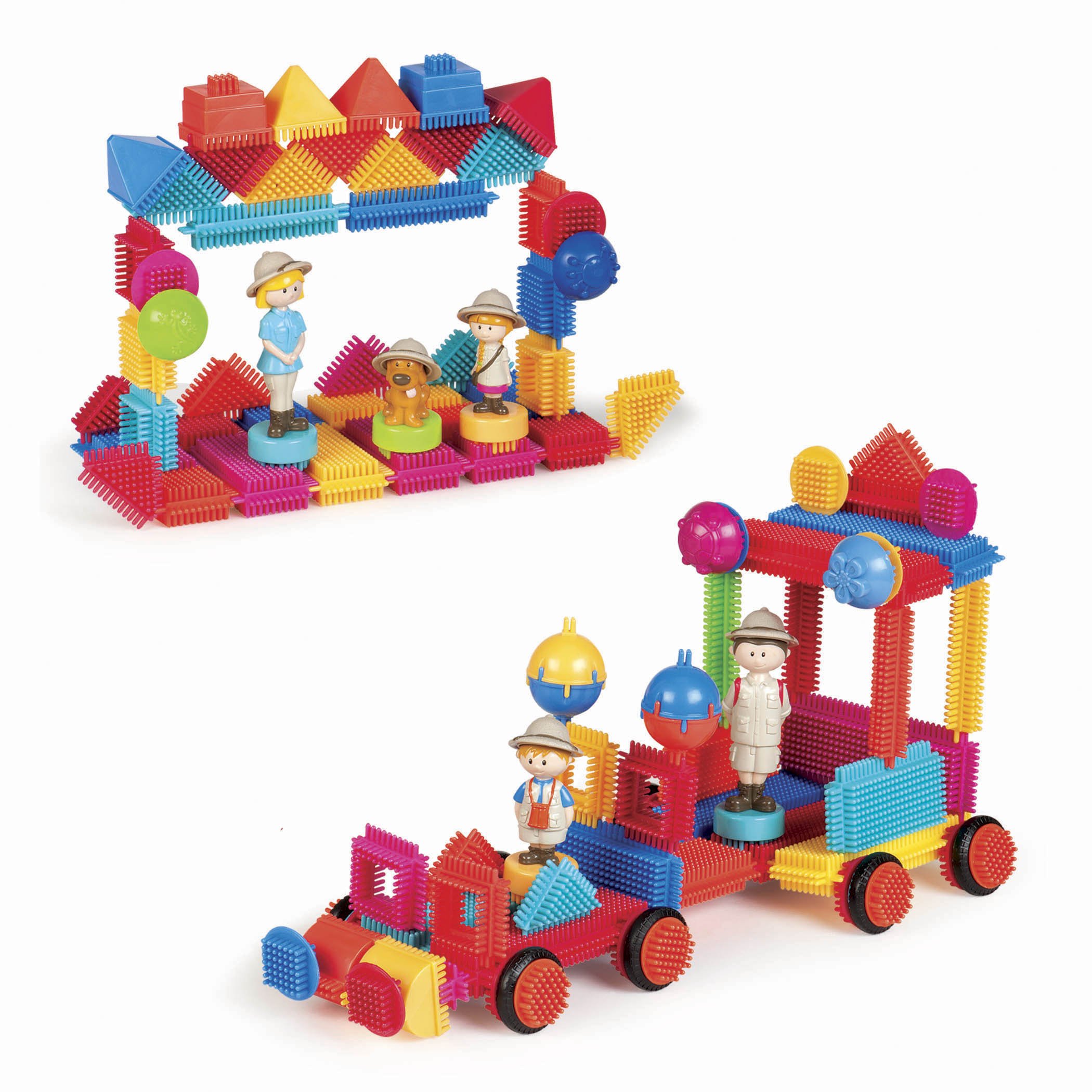B. Toys 44265 - Bristle Blocks, 113 Teile im Koffer