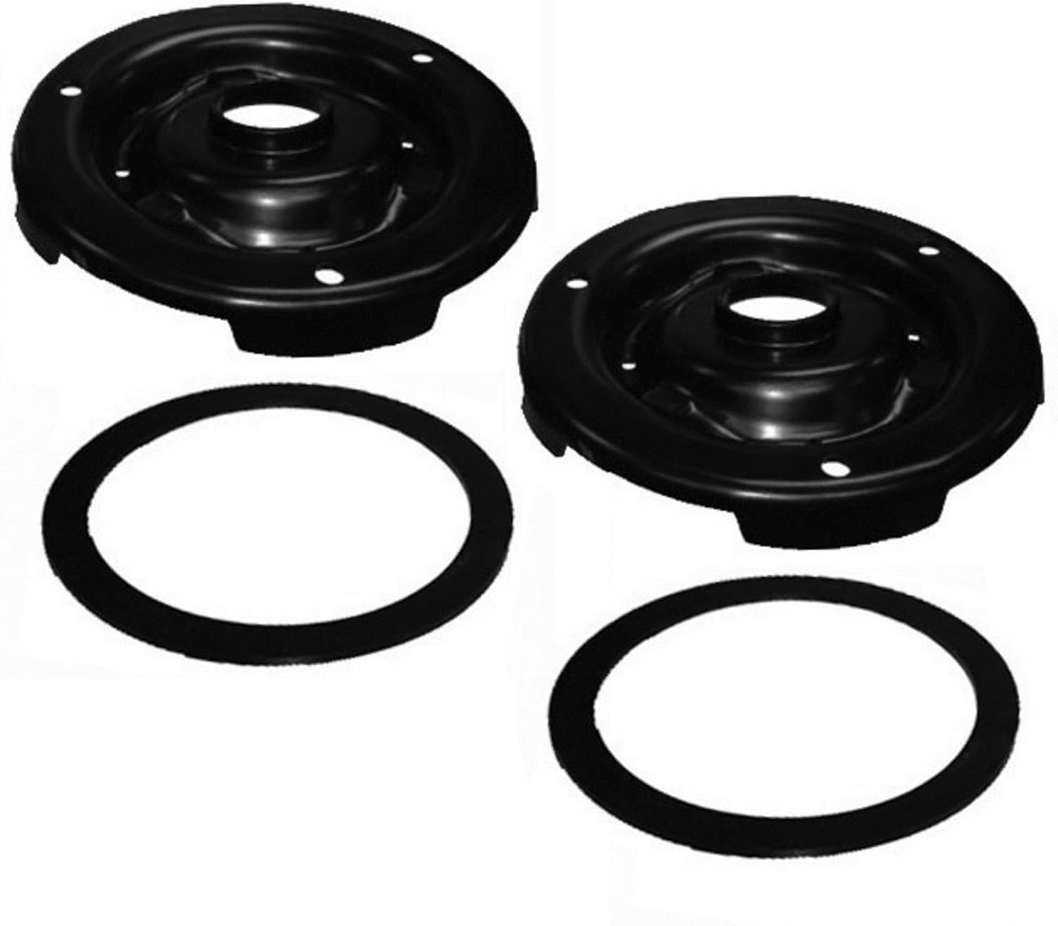 Pair Set 2 Front Upper Suspension Coil Spring Seat with