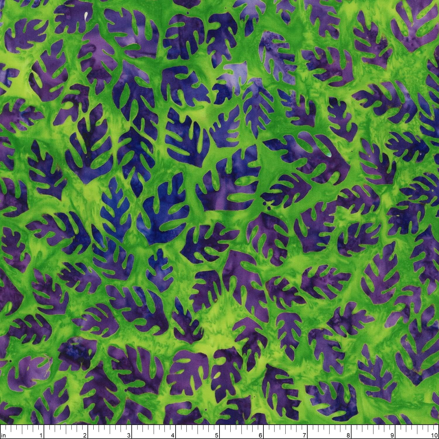 Robert Kaufman Artisan Batik Totally Tropical Leaves, Fabric by The yard (Jungle)
