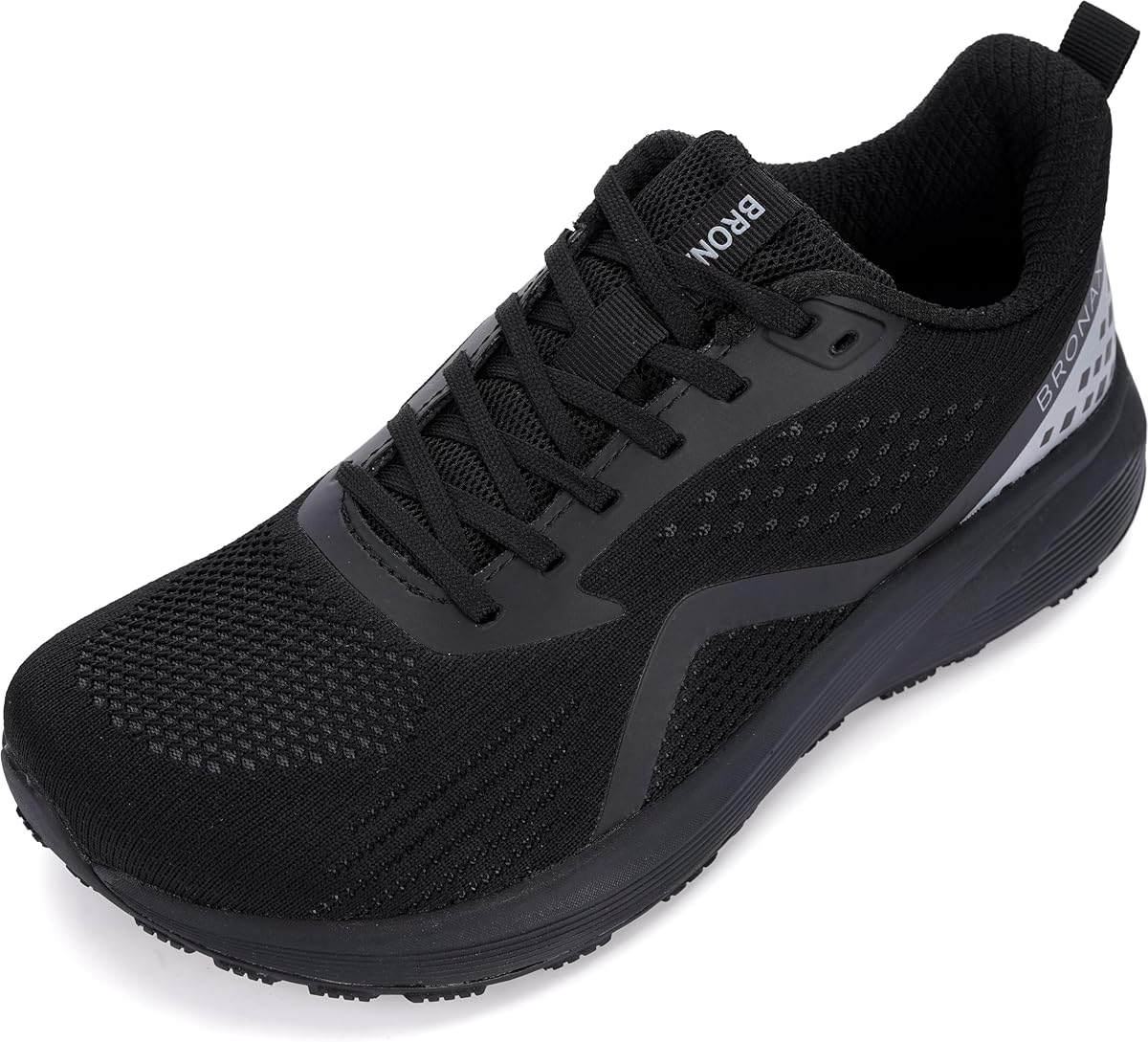 BRONAX Men's Wide Cushioned Supportive Road Running Shoes | Wide Toe Box | Rubber Outsole