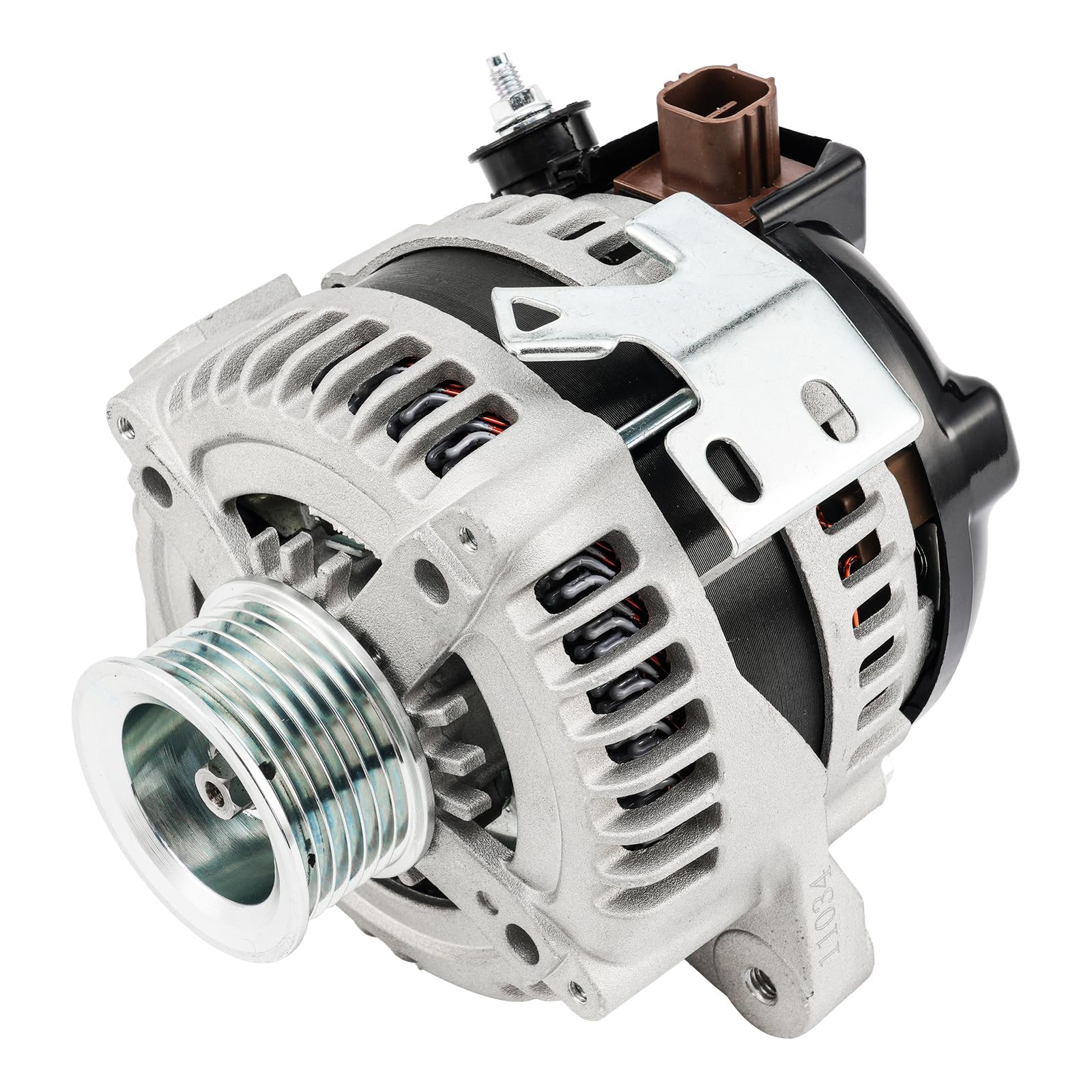 KAX New Alternator Replacement for 2007-2008 Ram 1500/2500/3500 5.7L 2007-2008 Aspen, Durango 5.7L Unit; 160 Amp,12V,CW,S7 Groove Pulley,Replace for 11298N