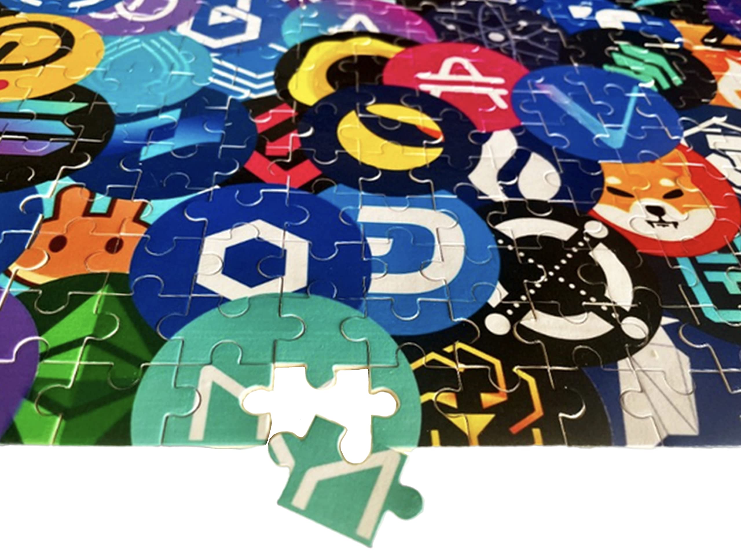 Wooden Crypto Puzzle 500 Pieces - Top 100 Market Cap Coins Collage 52cm x  38cm : Amazon.ca: Everything Else