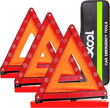 Amazon.com: XOOL Warning Triangle, Emergency Warning Triangles for