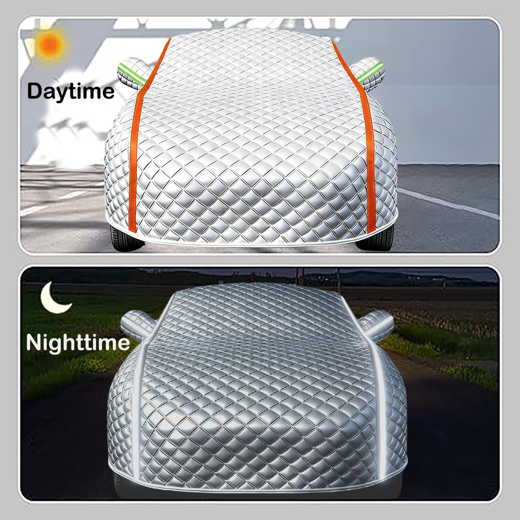 Funda Acolchada para Coche a Prueba de Granizo para Suzuki S-Cross,Funda de Coche Mejorada a Prueba de Granizo Gruesa Impermeable contra Nieve y Rayos UV,para Exterior,Todas Las Estaciones