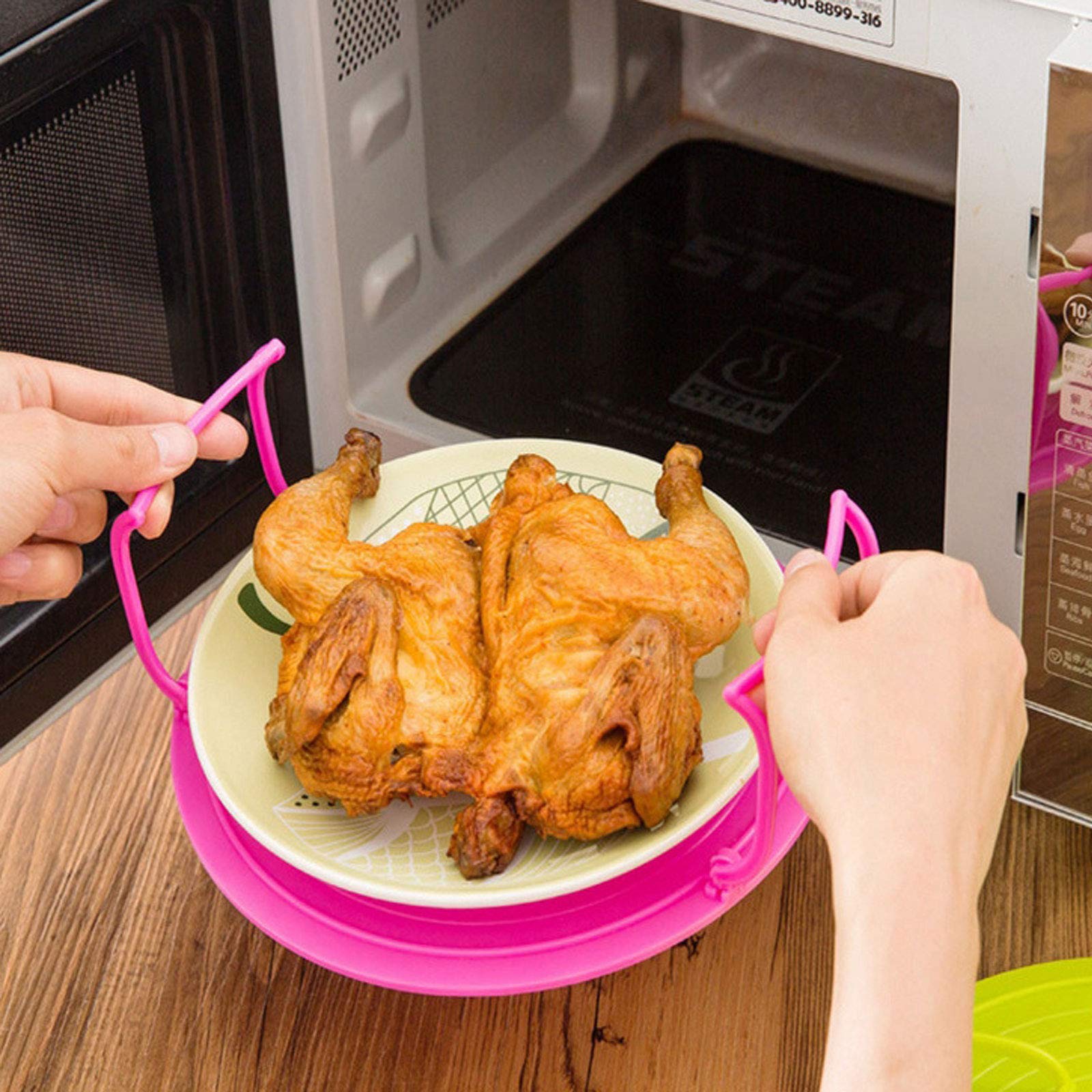 GRIGLIA PER VASSOIO ROTONDO ACCIAIO CM.28 P2121 - Buffet Caldo - Foto 5