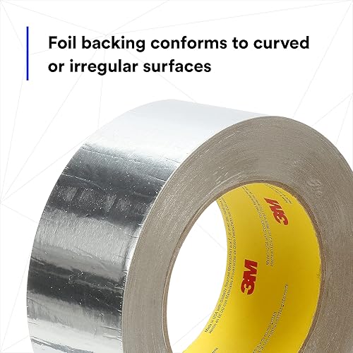 Miniatura 6 de Venture Tape 3M 1521CW - Cinta de aluminio natural, 1.890 in x 149.9 ft, 1,4 mil (paquete de 24)