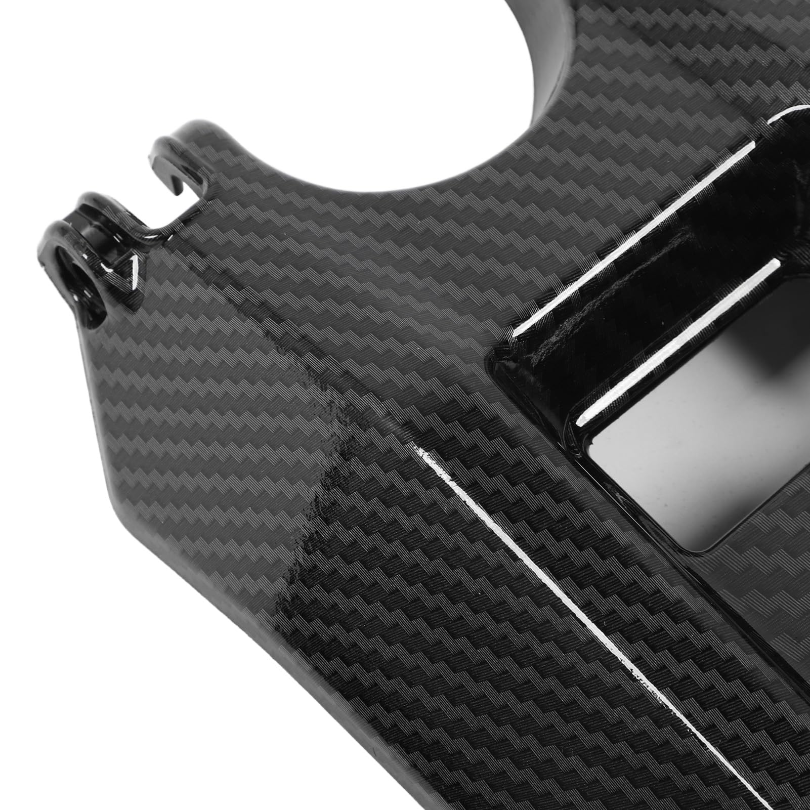 Couvercle de Batterie de Vélo électrique Tout-Terrain Protecteur de Motif en Fiber de Carbone pour SURRON Light Bee X S Léger élégant et Robuste