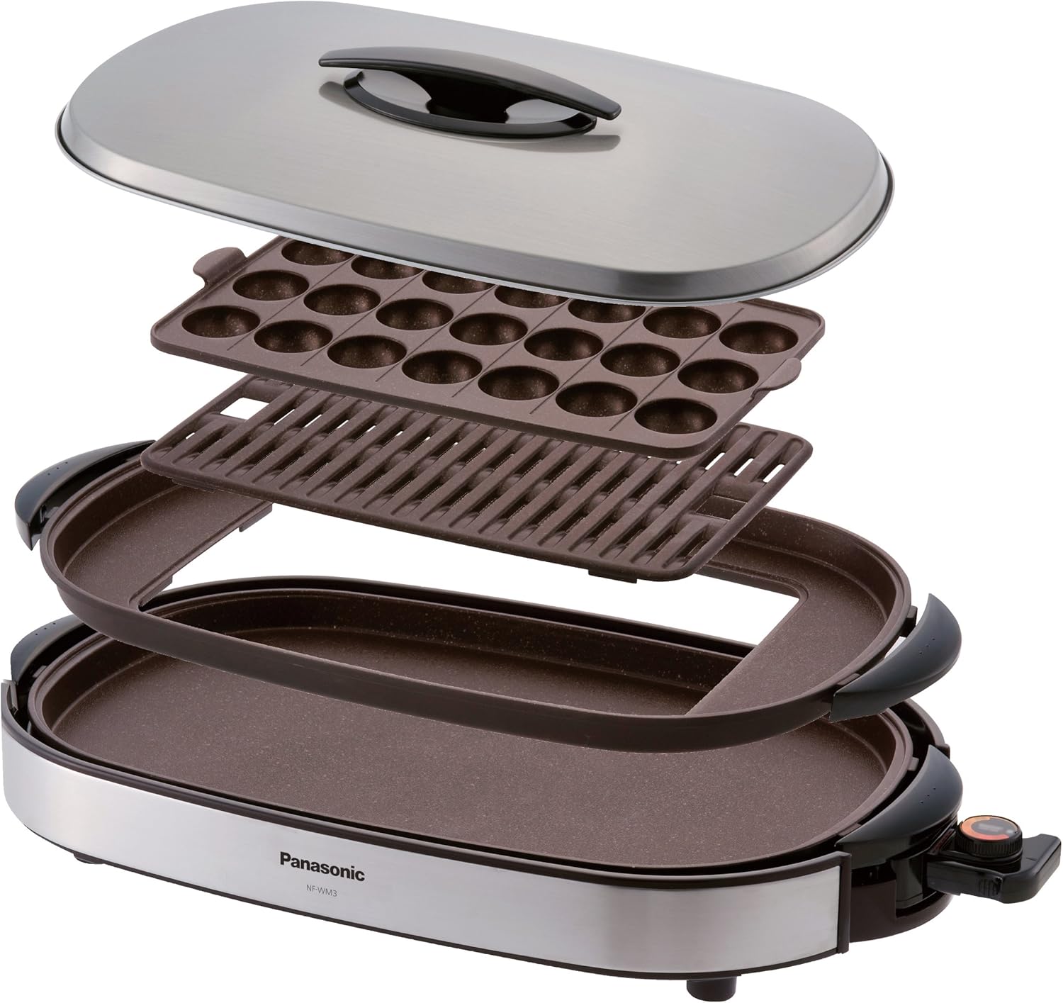 パナソニック ホットプレート シルバー NF-WM3-S