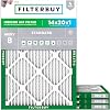 Filterbuy 14x20x1 Pleated Air Filters, Replacement for HVAC AC Furnace (MERV 8)