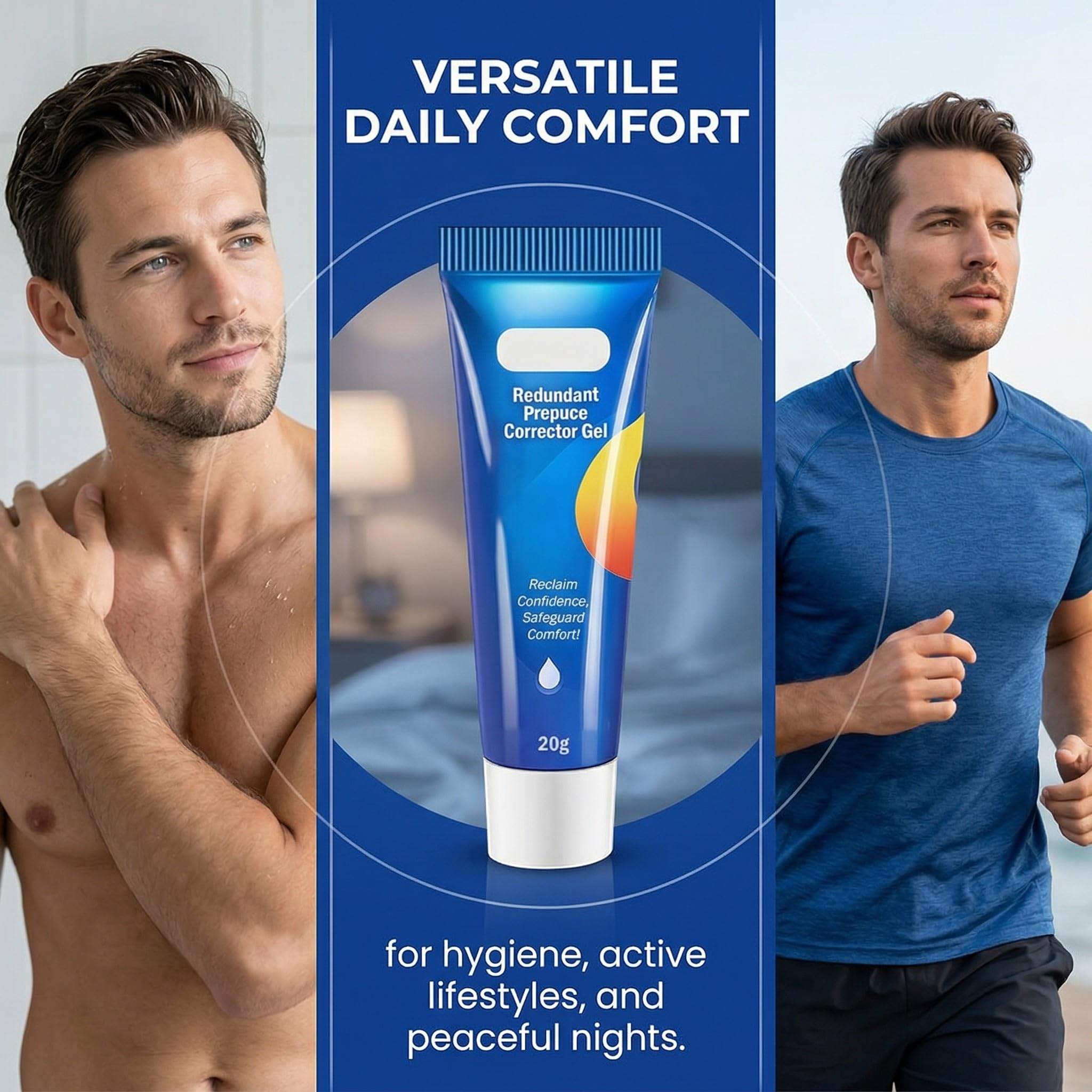 Gel Corrector de Fimosis,Gel Corrector para el Estrechamiento del Prepucio,Crema de Fimosis,Ingredientes Naturales,Hidratante,Rápido y Suave
