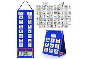 Visual Schedule Cards for Kids with Autism Learning