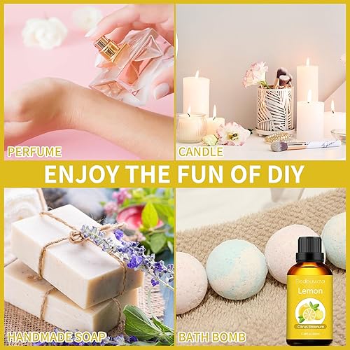 Miniatura 140 de Sedbuwza Aceite esencial de sándalo, aceite de fragancia de sándalo orgánico puro para difusor, humidificador, jabón, vela, perfume Paquete de 2