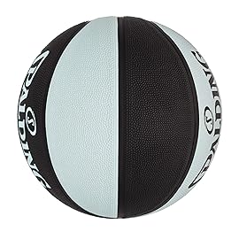 Spalding Varsity Black/Light Blue Outdoor Basketball 29.5