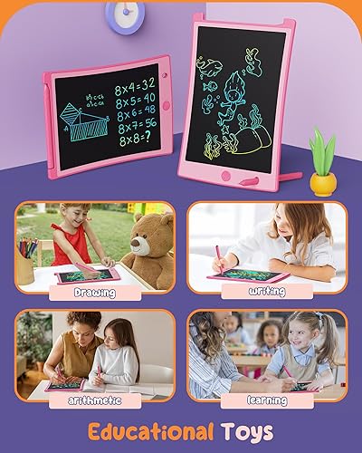 Miniatura 6 de Orsen - Colorida tableta de escritura LCD de 8.5 pulgadas para niños, bloc de dibujo para bocetos electrónicos, tablero de garabatos, juguetes