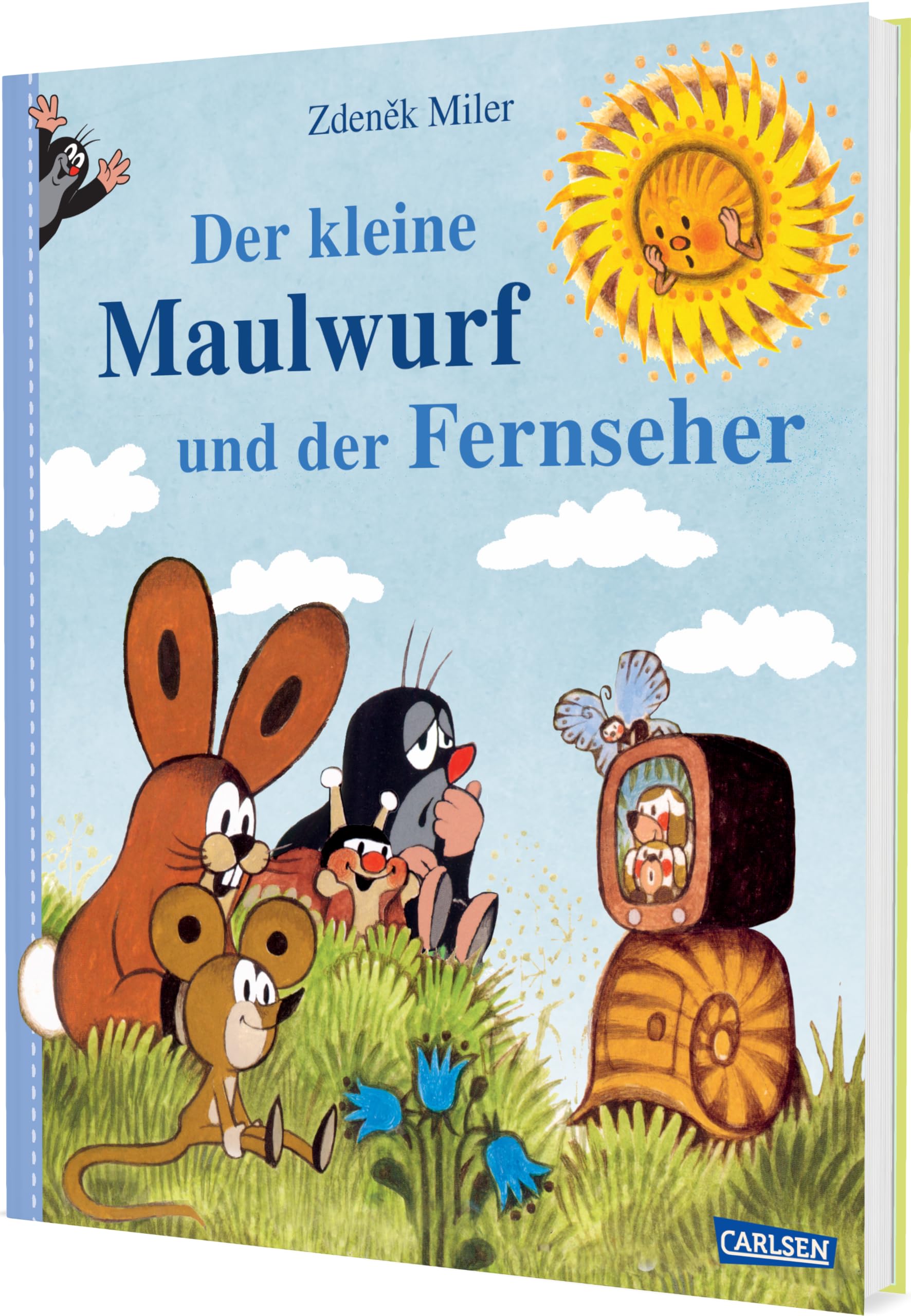 Der kleine Maulwurf und der Fernseher: Bilderbuch für Kinder ab 3 Jahren über Medienkonsum und Bildschirmzeit