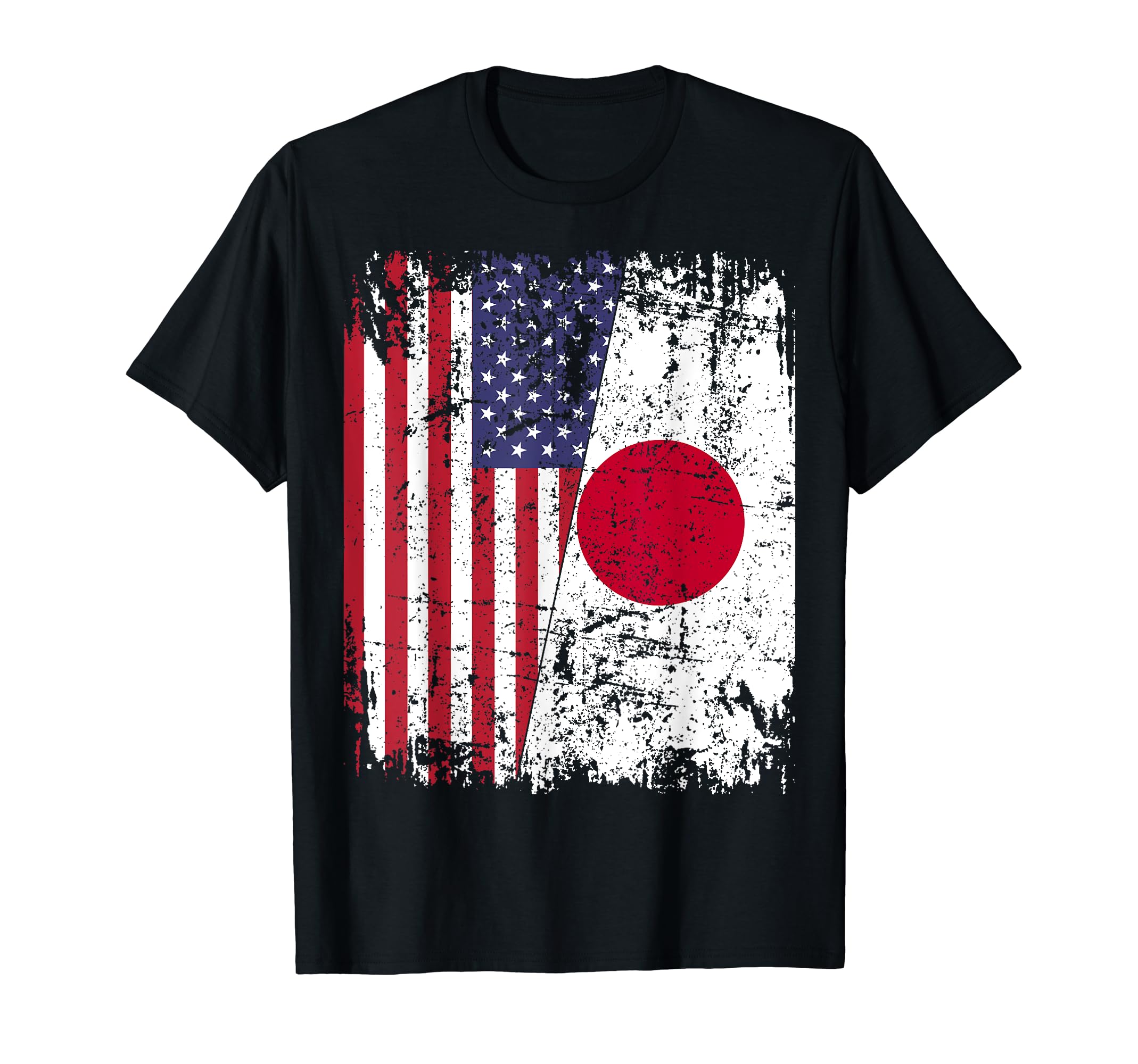 Half Japanese Half AmericanJapanese ROOTS | Half American Flag | Japan USA Matching T-Shirt for Women Girls Kids Men
