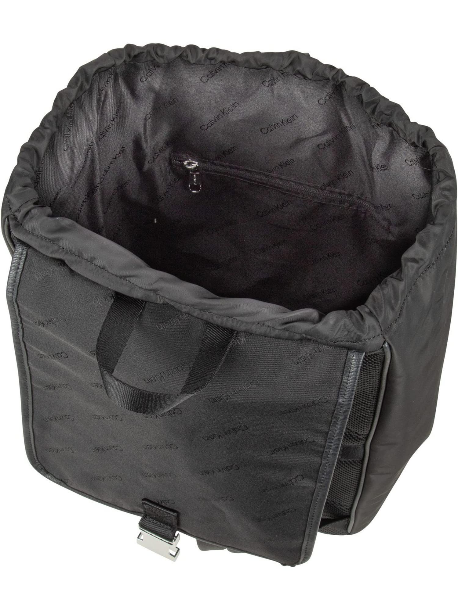 Calvin Klein CK Elevated Flap Backpack CK Black