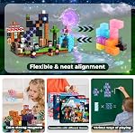 300 PCS Magnetic Blocks Adventurer, Cute Fun Magnetic Building Blocks Cubes Sensory Learning Stacking Toys for Kids Aged 3 4 5 6 7 8 9 10 Year Old Boys Girls
