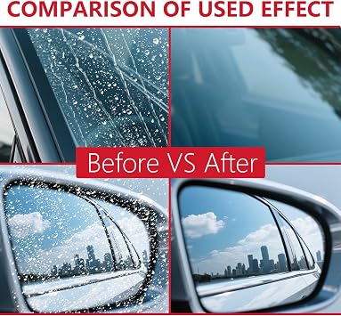 Automotive Oil Film Cleaning Brush, 2 PCS Windshield Cleaner Oil Film Remover for Car Glass, Oil Film Cleaning Tool for Windshield Improves Clarity and Visibility
