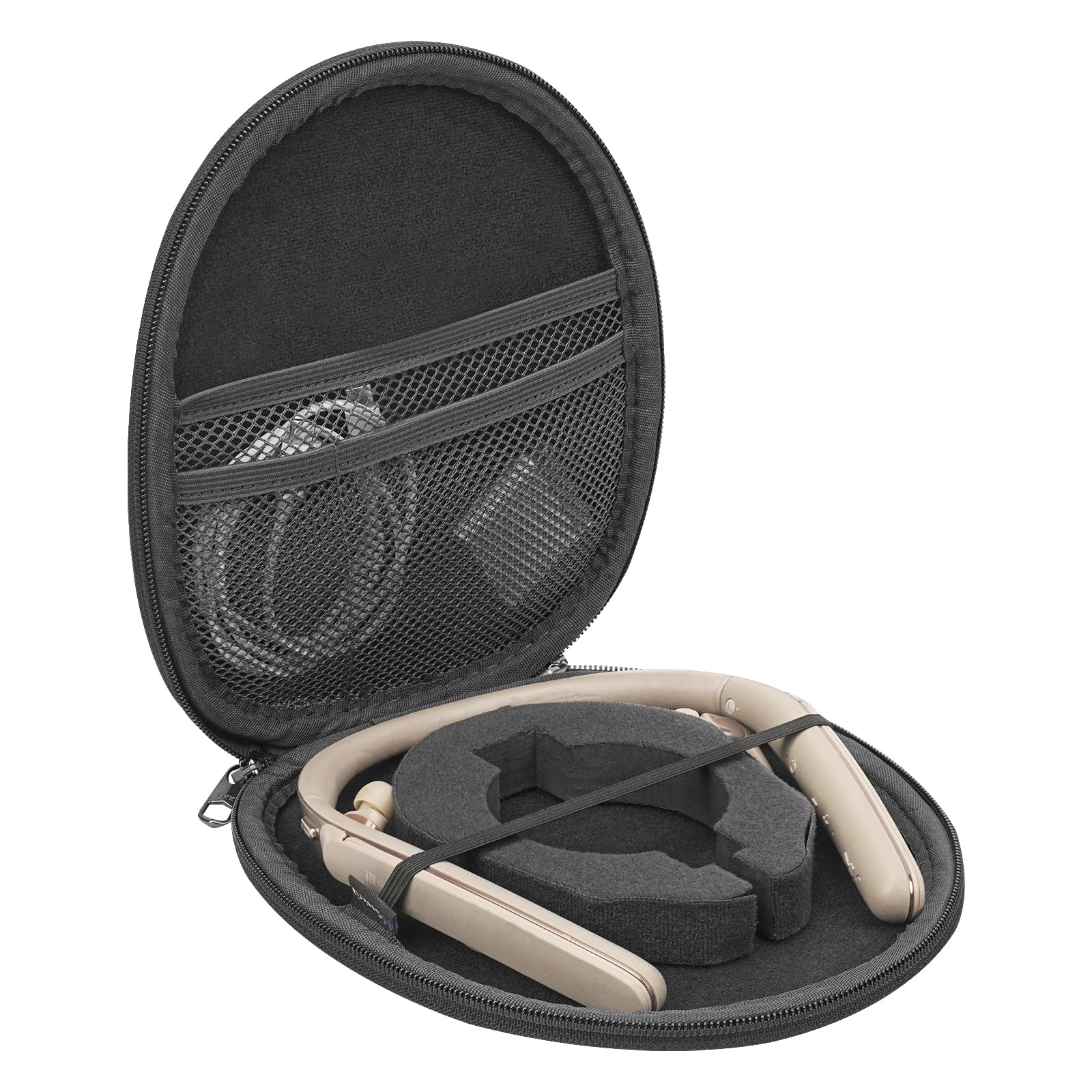 旅行用ヘッドホンハードケース 収納ポーチ付き ブラック 複数モデル対応 Amazon | Geekria ケース Shield ヘッドホンケース 互換性 ハード