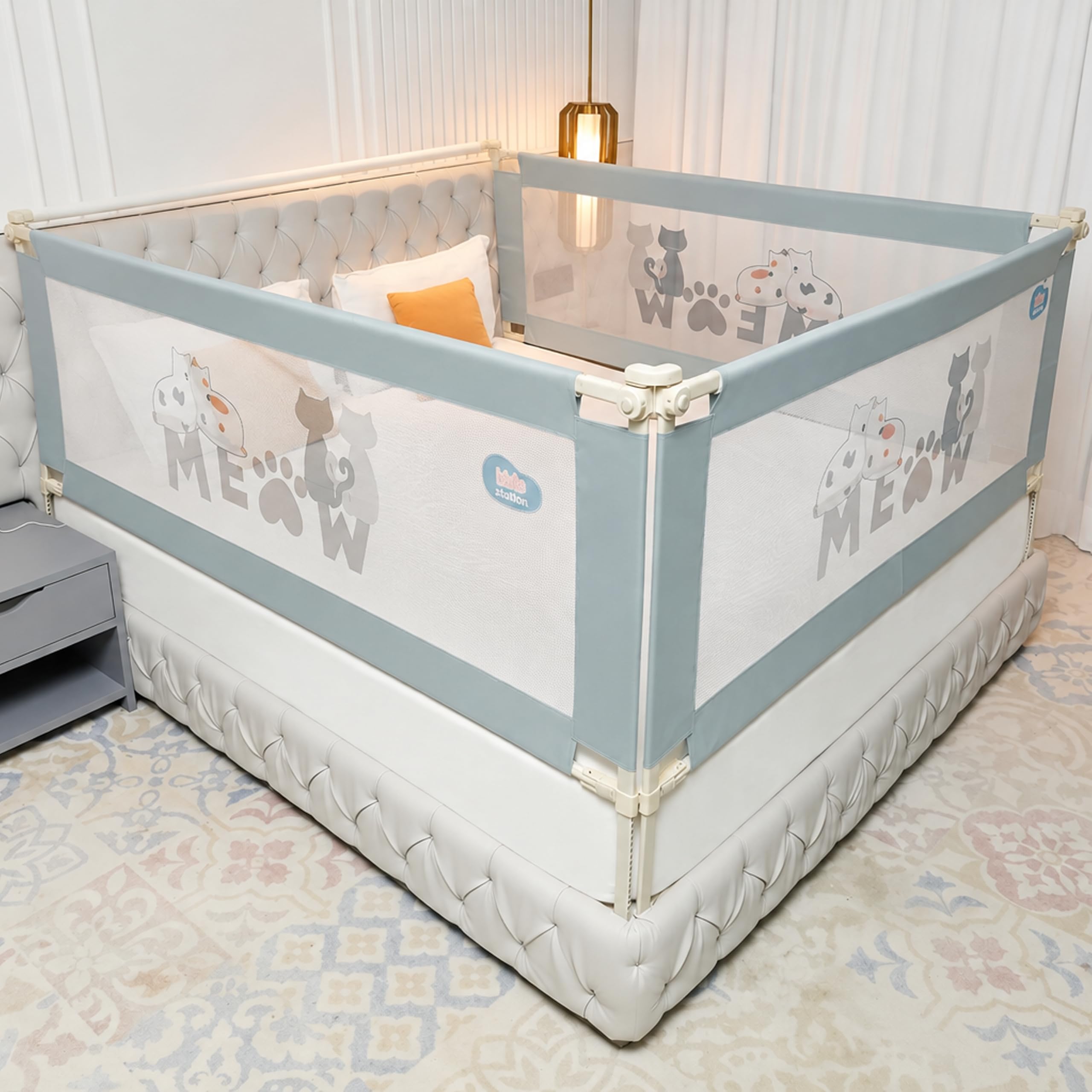 Kids Bed Rail Guard - Baby Safety Side Wall -29