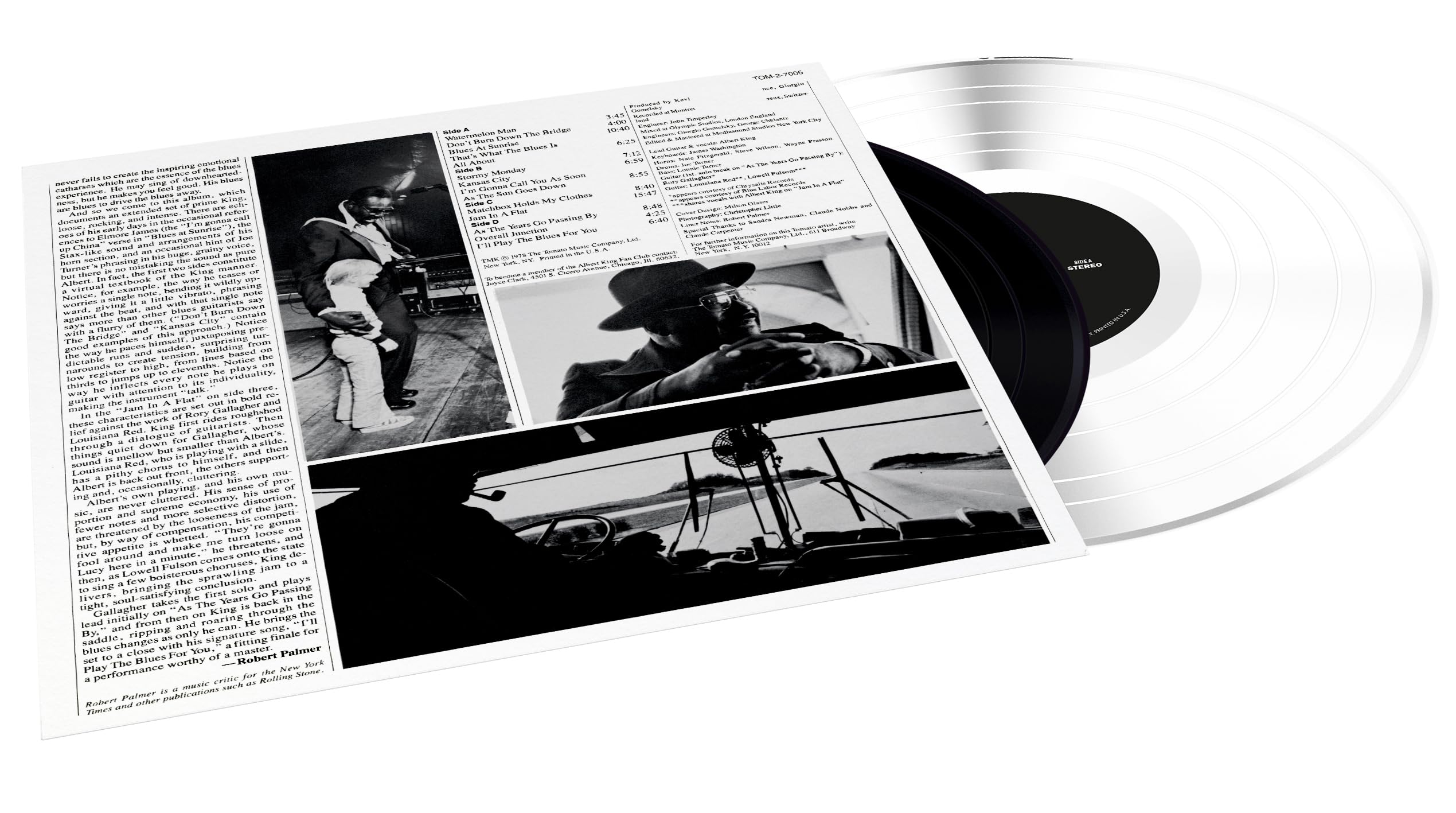 Albert Live Tomato Records Blanco Y Negro 2LP
