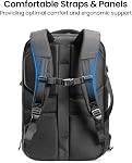 Tomtoc Sac à dos de voyage, TSA Friendly Flight Approbation de la main de bagage à main imperméable Sac à dos d'affaires léger