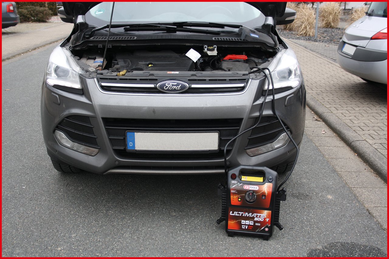 KS Tools 12 V Batterie-Booster, Mobiles Starthilfegerät 850 A