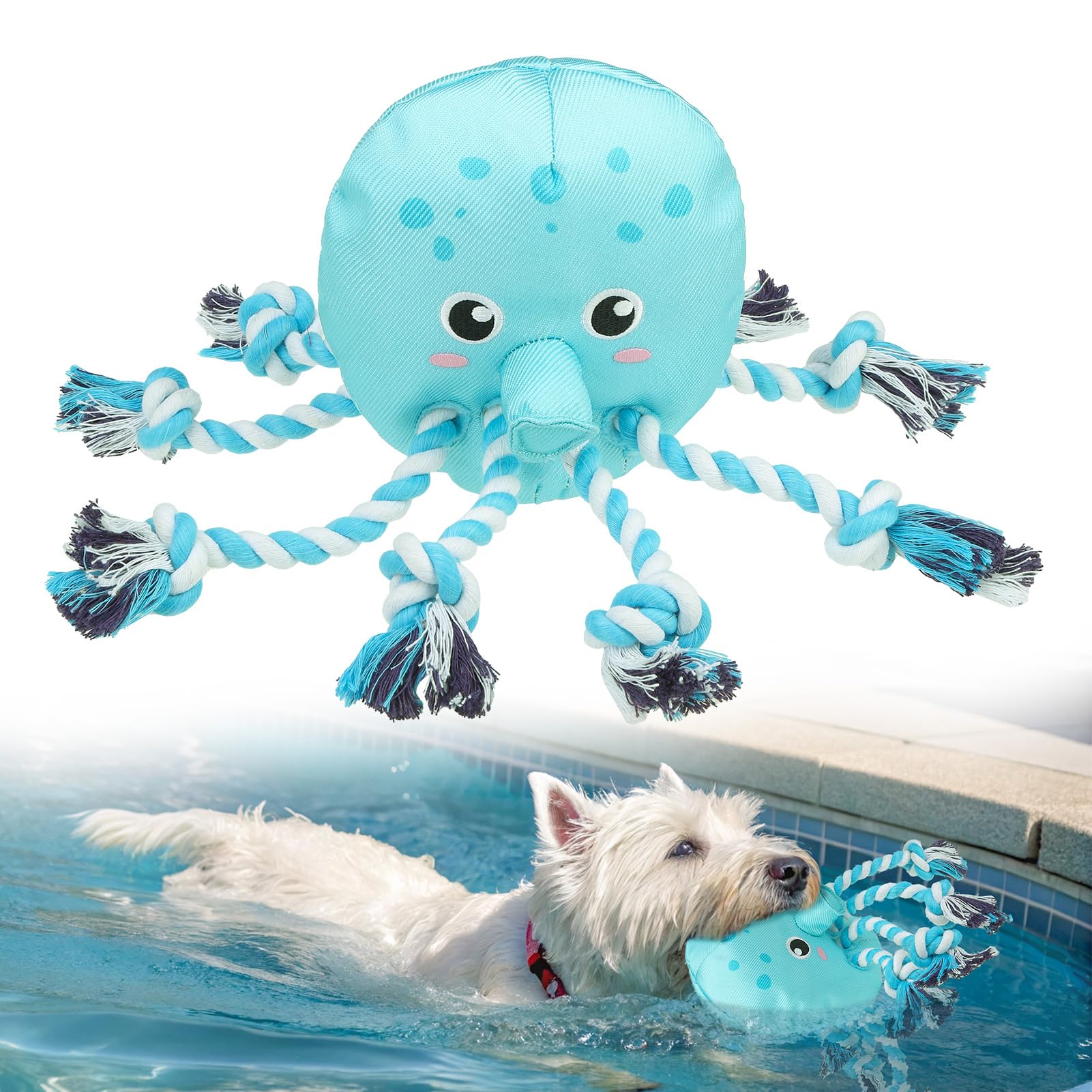 Jouet flottant pour chien pour éviter l'ennui et stimuler les chiens de petite taille dans l'eau