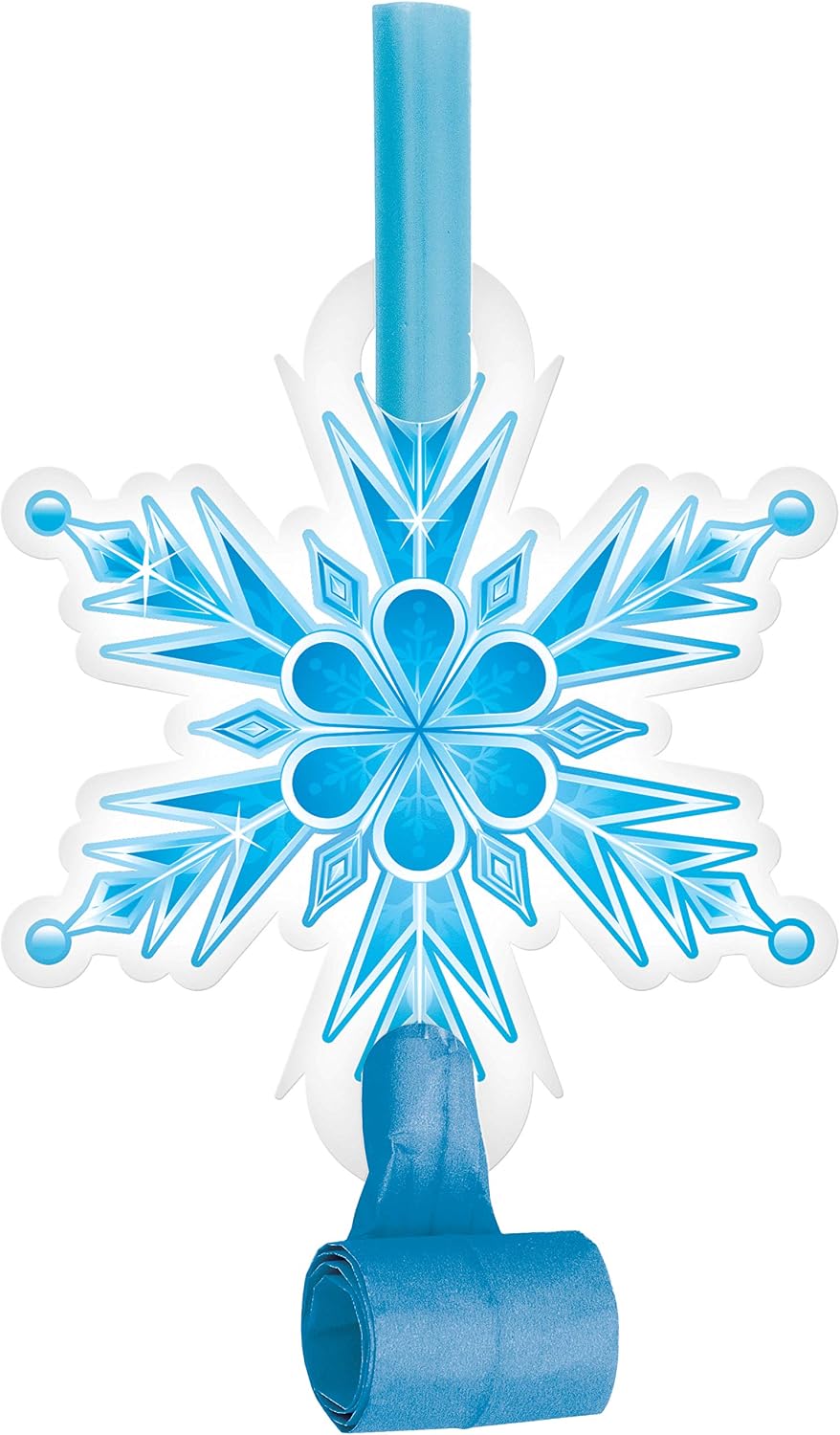 Creative Converting Snow Princess Party Blowers, 8 ct