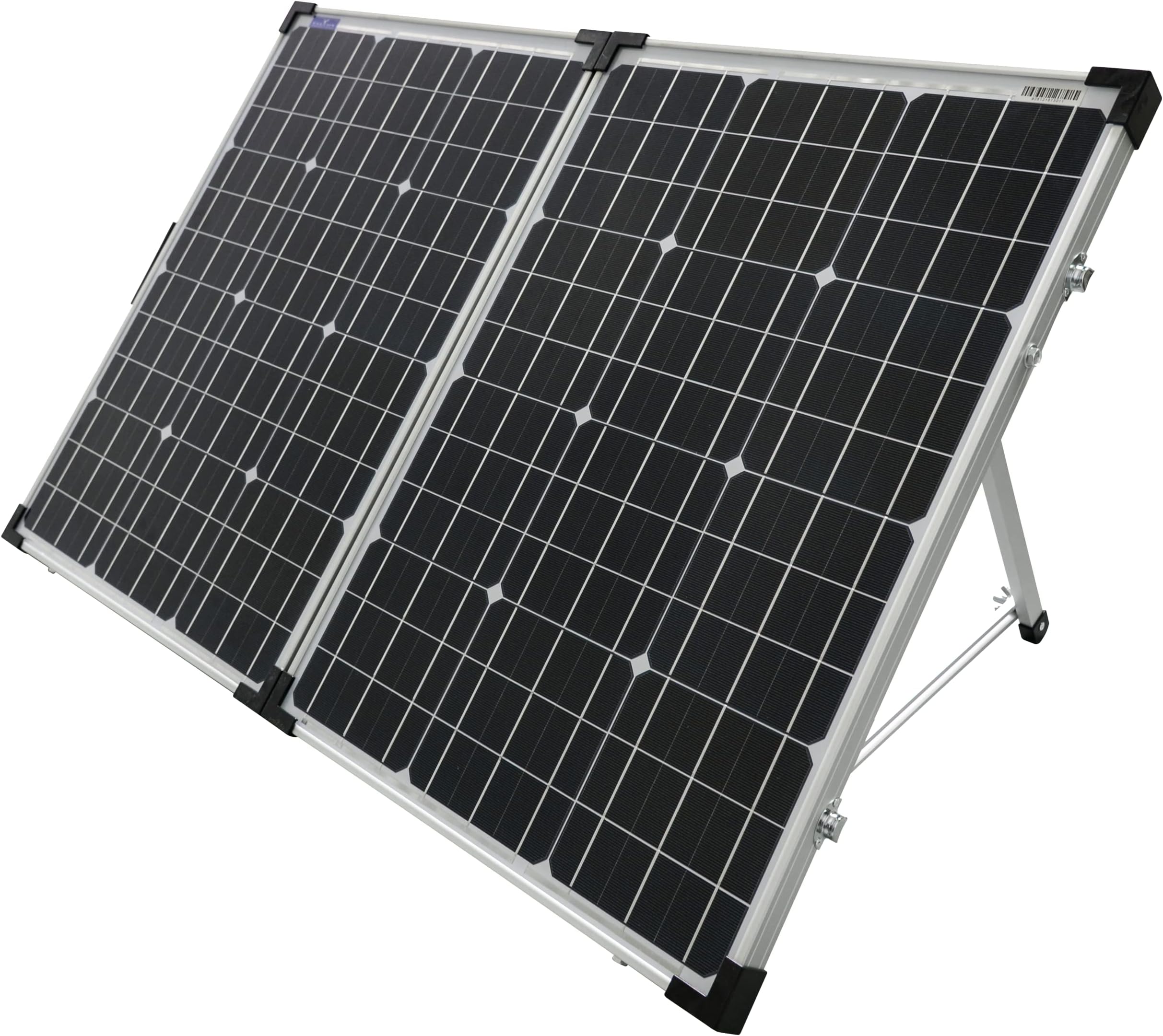 Falcon Technology100W Portable Folding Solar Panel including Regulator - For Motorhome, Caravan Battery Charging