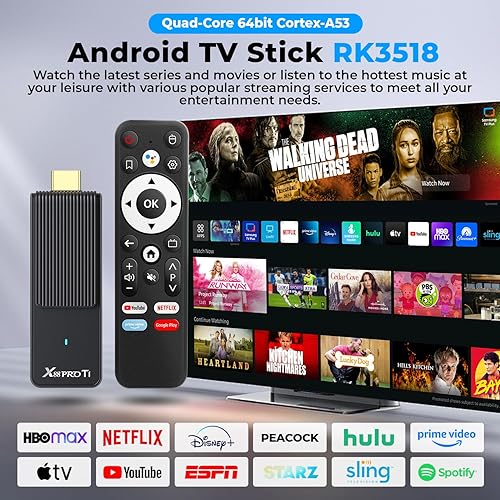 Miniatura 6 de RUPA Android TV Stick 14.0 2025 TV Stick 2GB RAM 16GB ROM