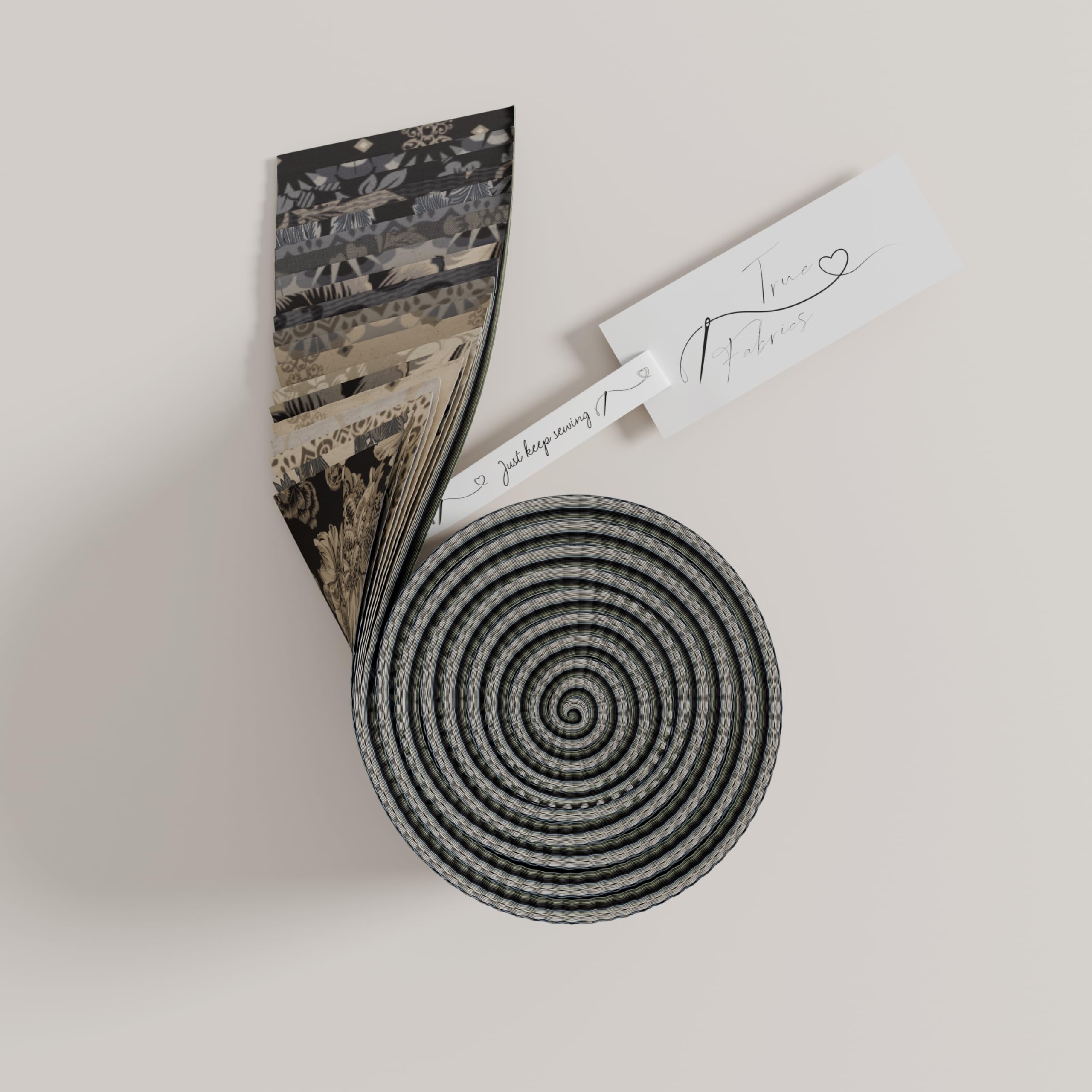 Love SewTrue Fabrics 2.5" Strips Jelly Roll (Cotillion)