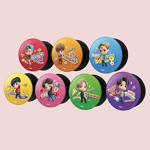 Miniatura 4 de BTS PopSockets PopGrip - Agarre intercambiable para teléfonos y tabletas Productos de licencia oficial (DyRM)