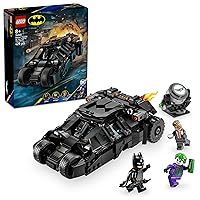 LEGO DC Tumbler di Batman Contro Two-Face e The Joker - Macchina Batmobile Giocattolo