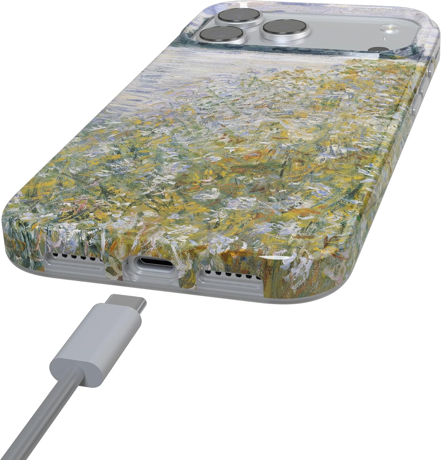 Casely iPhone 17 Pro Max Case | Monet's Summer Landscape | The Met Museum | Compatible with MagSafe | Classic Ultra Slim Design
