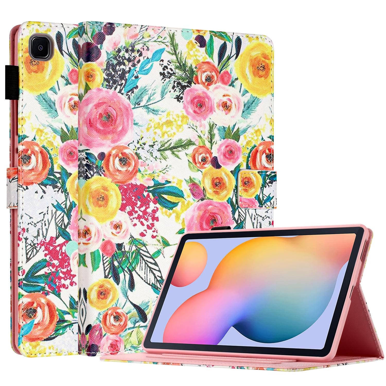 for Samsung Galaxy Tab S6 Lite Case 10.4 inch 2024/2022/2020 with S Pen Holder Model (SM-P610/P613/P615/P619), Smart Wake/Sleep, PU Leather Folio