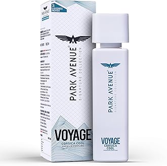 Park Avenue Men Voyage Signature Collection | Liquid Perfume | Fresh Long-Lasting Aroma Corsica Cool Premium Liquid Perfume | 120Ml