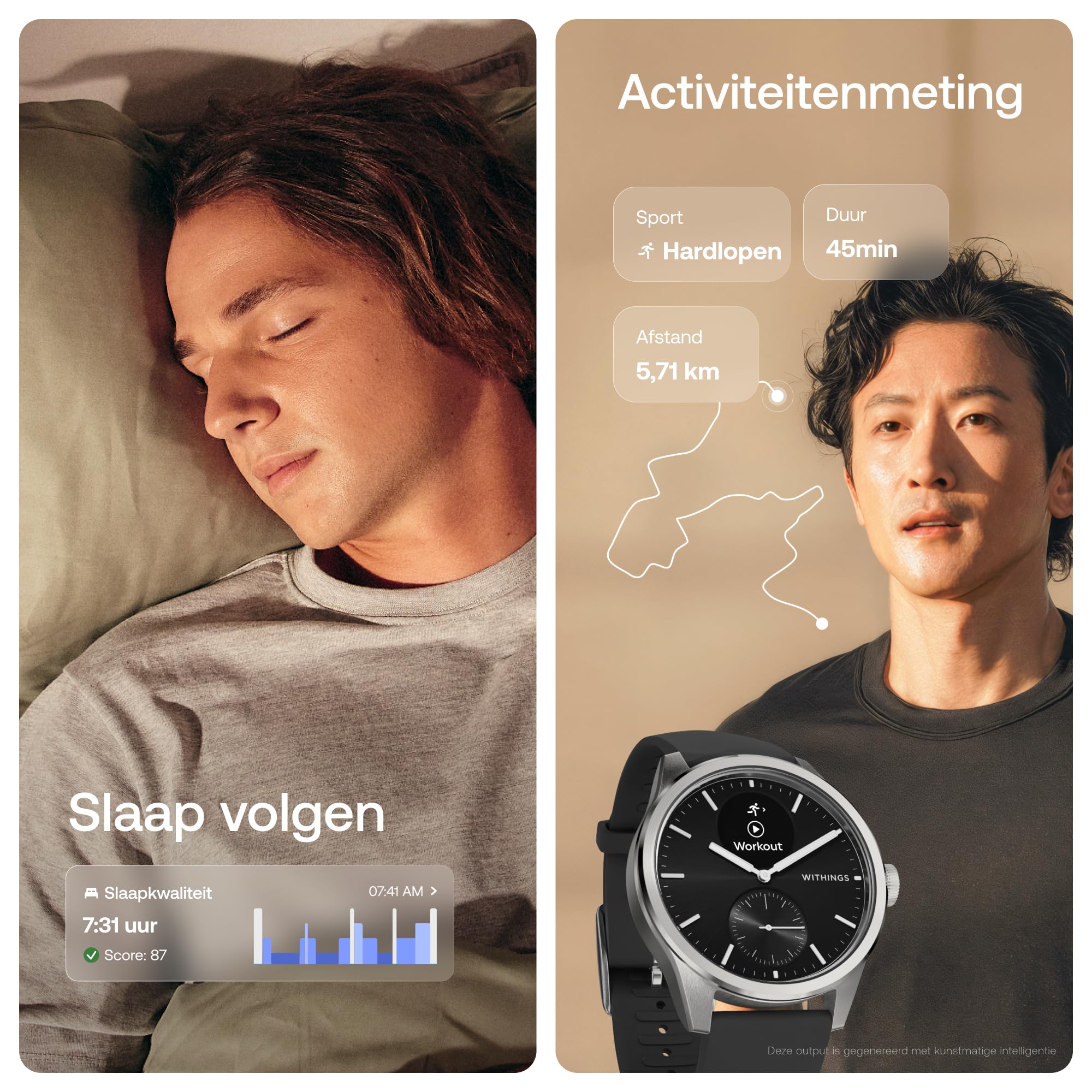 Withings ScanWatch: Stijlvol gezondheidshorloge met ECG en saturatie