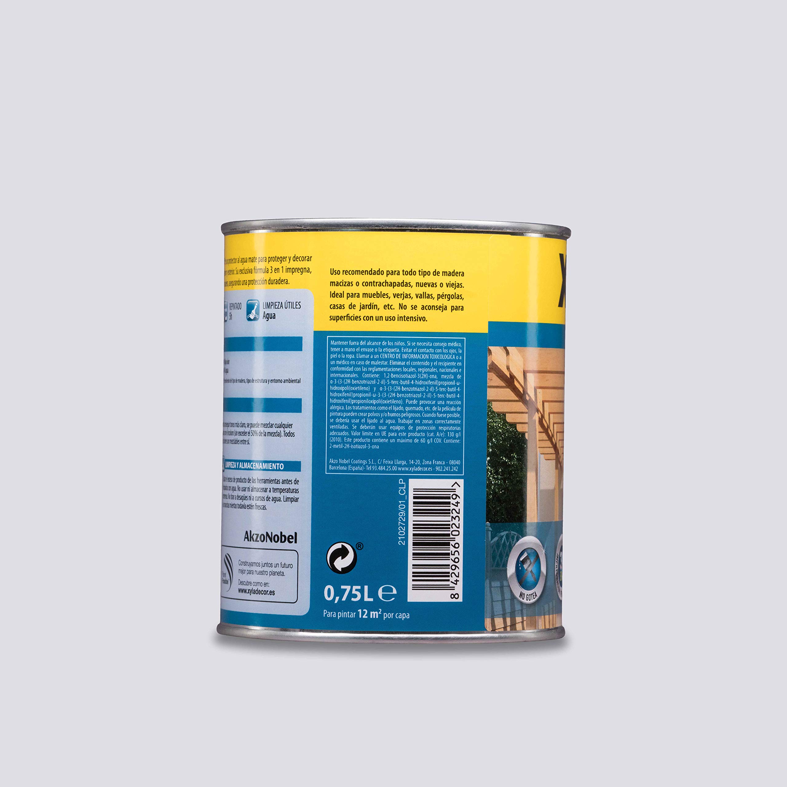 XYLADECOR LASUR EXTRA MATE AQUATECH INCOLORO 2,5 L