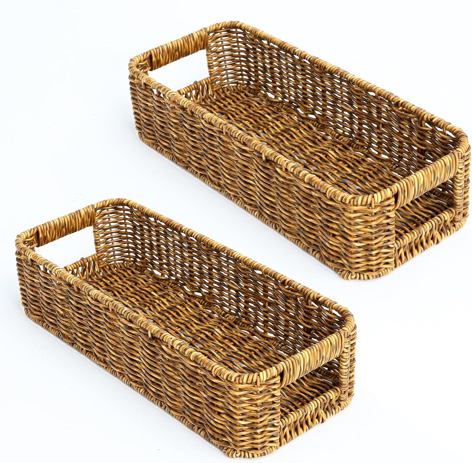 UPINFREE Wicker Storage Basket,Handwoven Baskets for