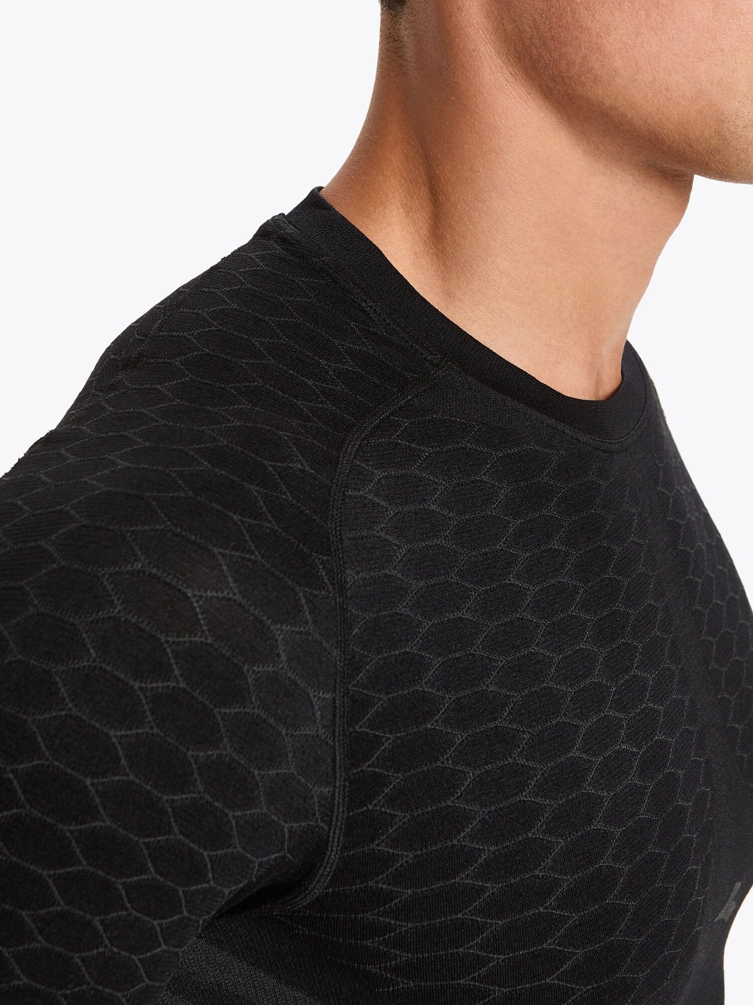 Diadora Maglia Termica Manica Lunga Hidden Power SS T Shirt Act (L/XL, Black)